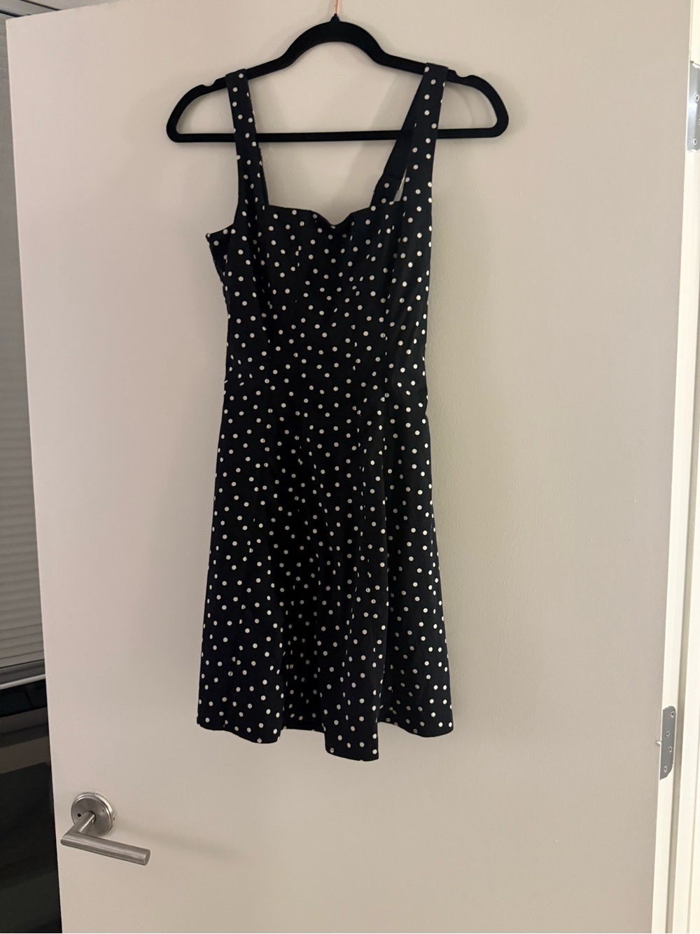 Abercrombie Black Polka Dot mini dress